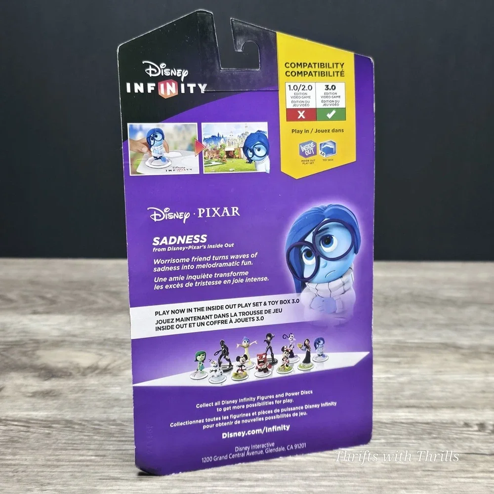 Disney Infinity 3.0‎ - Sadness -  Inside Out - Nintendo/Playstation/Xbox - New